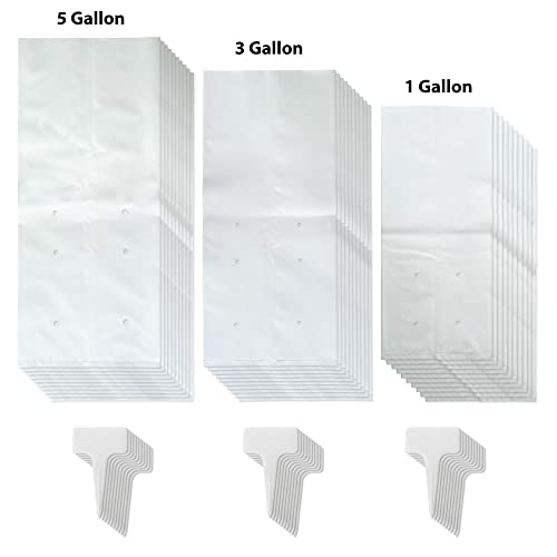 Lassalt GB-01-W-30PK Plastic Grow Bags Multipack 30 Pack 10-1 Gallon thumb #4