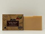 Blossom Naturals, Natural Bar Soap, Handmade Soap With Premium Essential Oils, Cold Pressed Face And Body Bar Soap For Men And Women (5.3 oz) (Vanilla Almond & Aloe Vera) 2 BARS