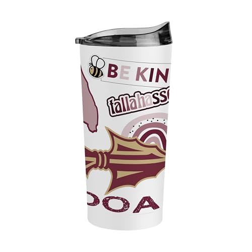 Image of Logo Brands NCAA Native Icons 20 oz Stainless Steel Tumbler - Double Wall Vacuum Insulated