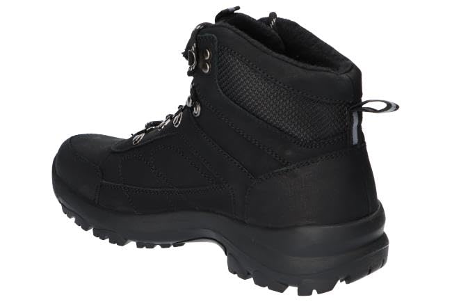 CY58 OCIEPLANE TREKKINGI TRAPERY BUTY ZIMOWE SKÓRZANE MĘSKIE BK 44