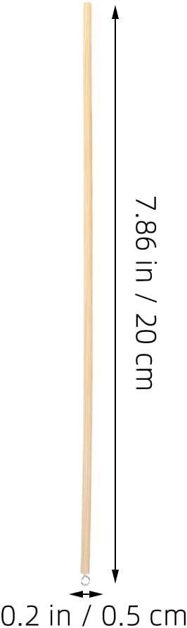 Mobestech Hand Puppet Control Sticks 10Pcs Wooden Manipulation Rods for Shadow Puppets DIY Crafting Stable Support for Smooth Puppet Movement