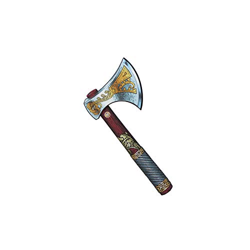 Liontouch 50004LT Vikingo Hacha para niños, Rojo