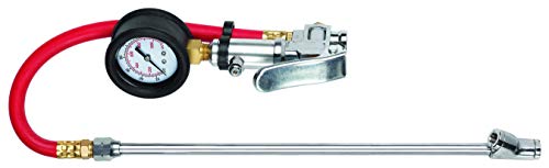 Image of Plews & Edelmann Amflo 135 0-160 PSI Inflator Dial Gauge,Red