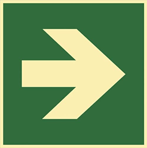 Panneau de signalisation en plastique phosphorescent - Vert Cover