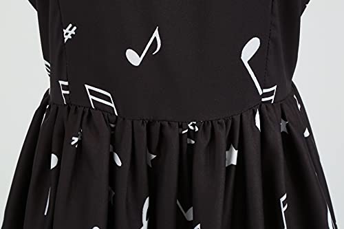 Image of Sister Amy Girl Printed Elastic Sleeveless Shaping Breathable Camisole Skater Dress