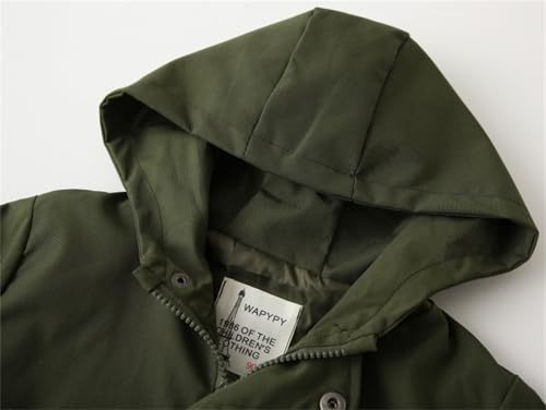 Irsutey Toddler Boy Zip Up Hoodie Dress Shirt Kid Windbreaker Jacket Shirt Basic Sport Boys Long Sleeve Pocket Shirts4