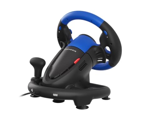Volant + Pédales NATEC GENESIS SEABORG 350 Filaire Compatible Nintendo Switch USB Type A - vue 6