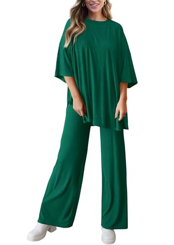 PRETTYGARDEN Two Piece Sets For Women Summer Fashion Lounge Matching Set 2025 Travel Vacation Airport Outfits Clothing