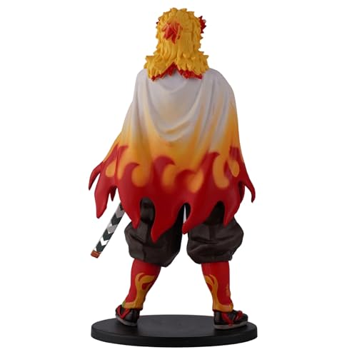 Image of Kyojuro Rengoku Action Figure 16 CM Demon Slayer Anime Collectibles | Anime Action Figure PVC Collectible for Fans & Adult - Kyojuro Rengoku - 16 CM