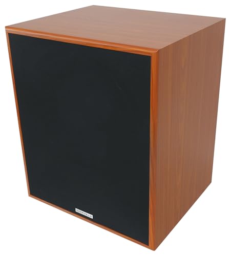 Image of Rockville Rock Shaker 15 inch Classic Wood Powered Subwoofer Home Theater