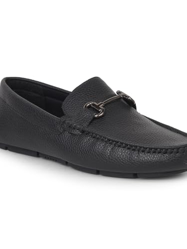 Image of Bata Men's Casual Loafer Shoes - Black