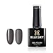 BLUESKY Rosy to Grey Collection - Gel-Nagellack für glänzende und schöne Nägel | langer Halt von bis zu 3 Wochen (Dark Grey A086)