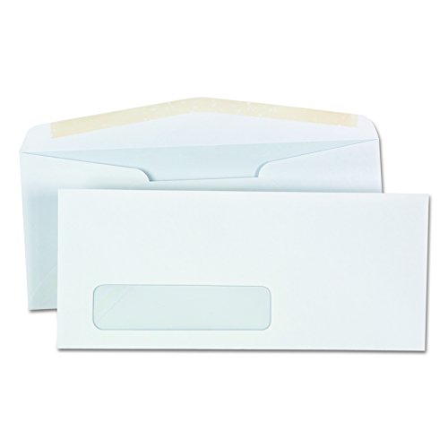 Enveloppe n°10 blanche business à fenêtre V-Flap format lettre commerciale x500