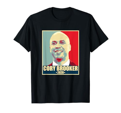 Senator Cory Booker 2028 25 horas 5 minutos Bandera de Estados Unidos Camiseta