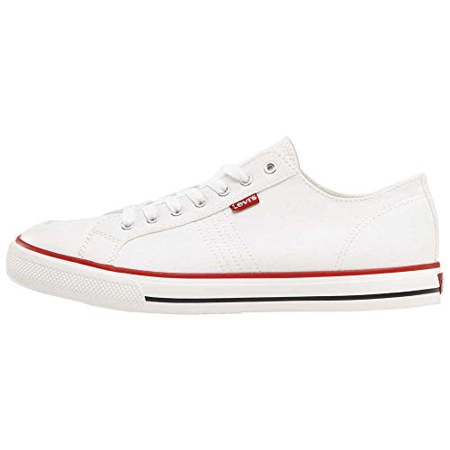 Levi's Hernandez, Zapatillas Hombre, Blanco (Regular White), 43 EU