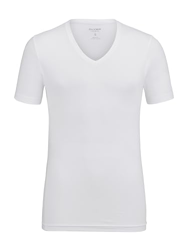 OLYMPHerren T-Shirt Level Five body Fit, Weiß, L