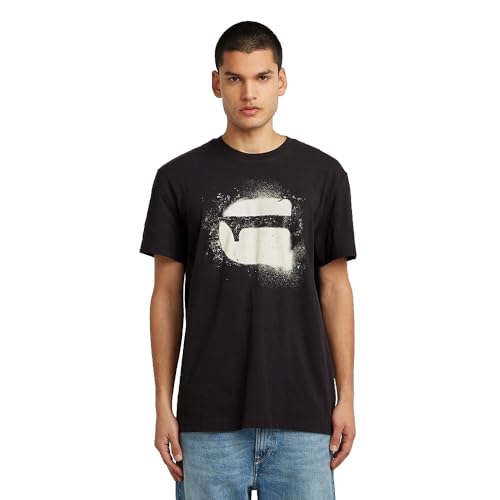 T-Shirt Homme G-Star Spray G Logo Short Sleeve Col Rond Mode Urbaine