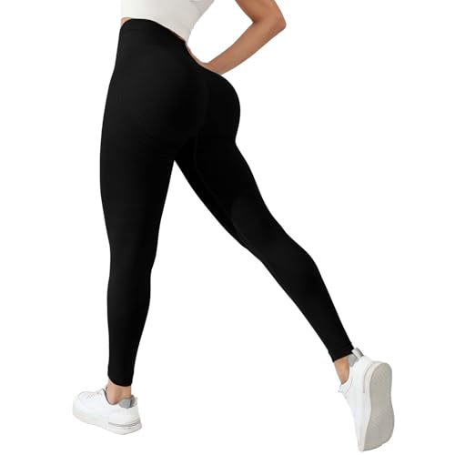Jmwedia Anti Cellulite Leggings Damen Sommer Sport Jogginghose Yogahose Scrunch Booty Sport Cycling Leggings Mit Bauchkontrolle Hohe Taille Fitness Sporthose Slim Fit Casual Laufhose