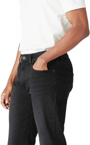 Lucky Brand Men's 410 Athletic Straight Leg Jean (34W x 29L, Black)4