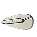 WILSON Premium Tennis Racket Cover - Holds 1 Racket, Cream