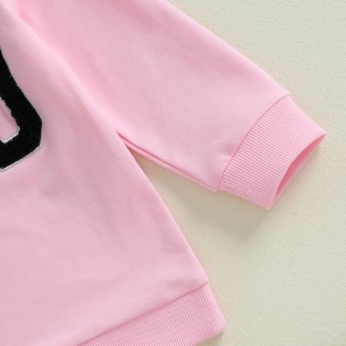 Image of FYBITBO Halloween Outfits For Toddler Girls Baby Kids Boo Sweatshirt Long Sleeve Shirt Tutu Skirt Dress Fall Clothes Sets