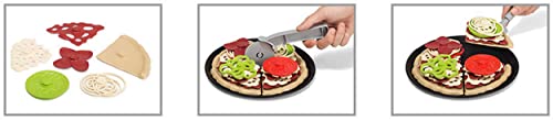 Diakakis Luna Pizza Spiellebensmittel-Set 27-tlg. Kinder Spielküchen Zubehör Ergänzung – Bild 5