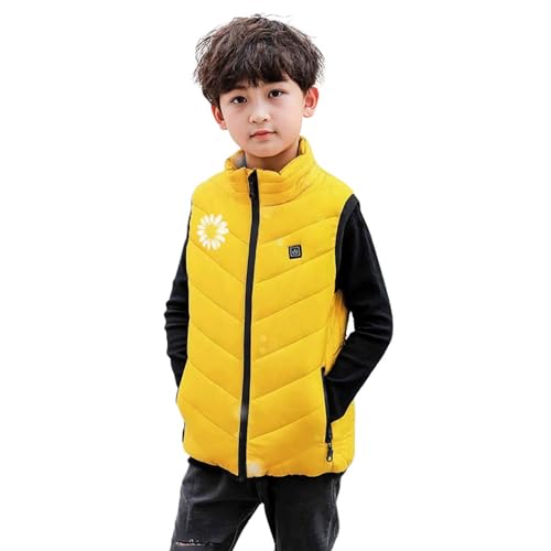 2024 Upgraded Heated Vest for Boys Girls Heated Jacket USB Charging Body Warmer with 3 Heated Levels Heated Waistcoat4