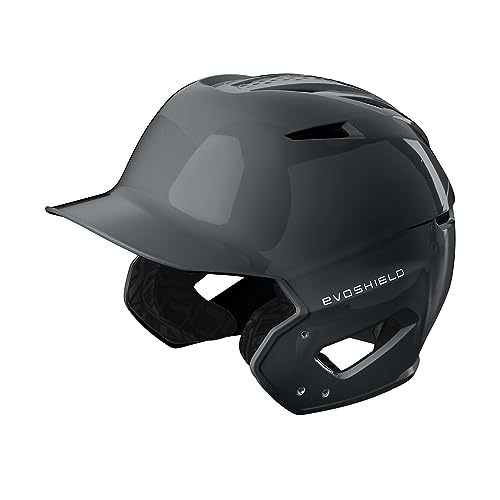 Casque de batteur EvoShield XVT 2.0 gris anthracite protection baseball XS