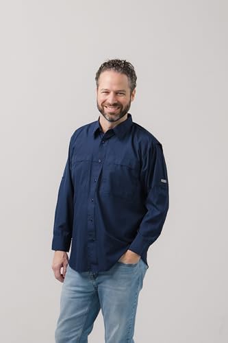 Men's Pescador Polyester Fishing Shirt Long Sleeves3