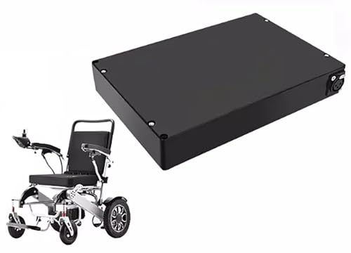 Batterie pour Fauteuil Roulant Électrique 24V 8Ah 10Ah 12Ah 15Ah 20Ah, Batterie De Remplacement Rechargeable 24V pour 50W-500W Moteur avec Chargeur 24V12Ah,4