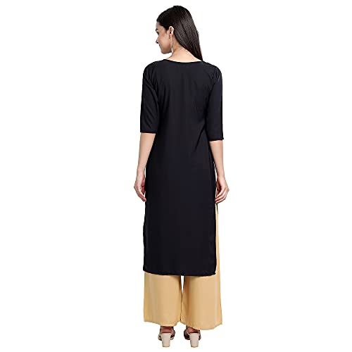 Image of Women's Crepe Straight Kurta