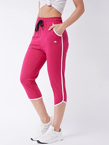 Image of Modeve Women Striped Cotton Blend Capri