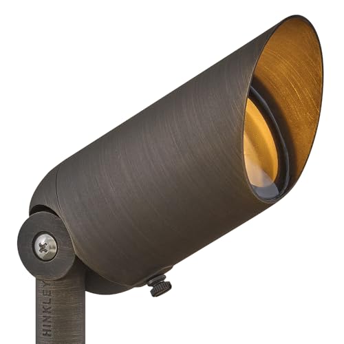 Hinkley Landscape Lighting Hardy Island 1536MZ Spot Light - MR16 LED Bulb Required, 50w - Matte Bronze Clear Lens