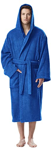Peignoir de bain homme capuchon Arus coton éponge idée cadeau long