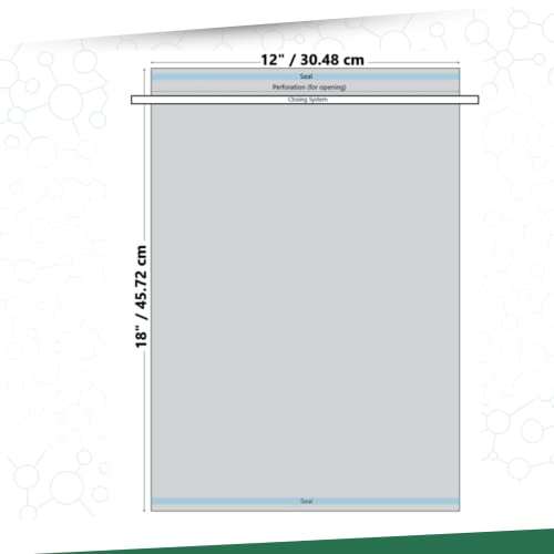 Sterile Sample Bags Sealable For Large Samples, Leakproof And Airtight Validated By Quality Control - Labplas Edl41218 Twirl’em Large Format - 228 Oz #TOP3