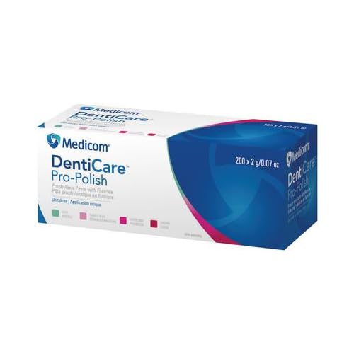 Medicom 10047-CM Denti-Polish Prophy Paste, Coarse, Mint (Pack of 200)