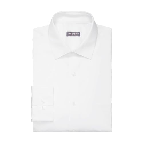 Van Heusen Men's Big Fit Dress Shirt Ultra Wrinkle Free Flex Collar Stretch (Big and Tall)3