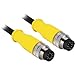 BSM BSM 12-999-2/S101, Cordset, Str M16 M 12pos to Str M16 M 12pos, 12x22AWG 2M, TPE Black, U0945-16