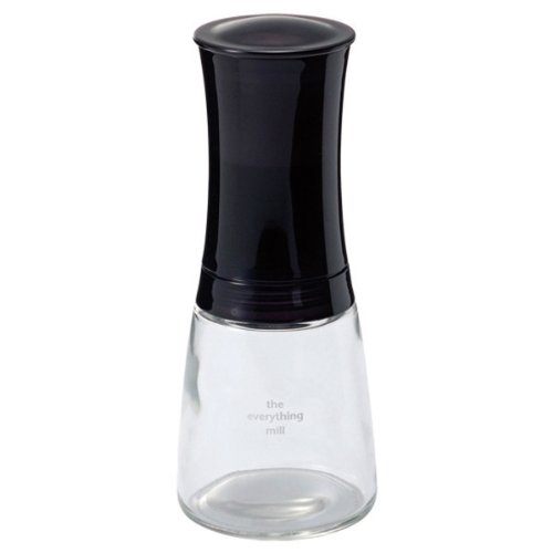 Kyocera Advanced Ceramics Pepper, Salt, Seed and Spice Mill with Adjustable Advanced Ceramic Grinder, The Everything Mill-Black