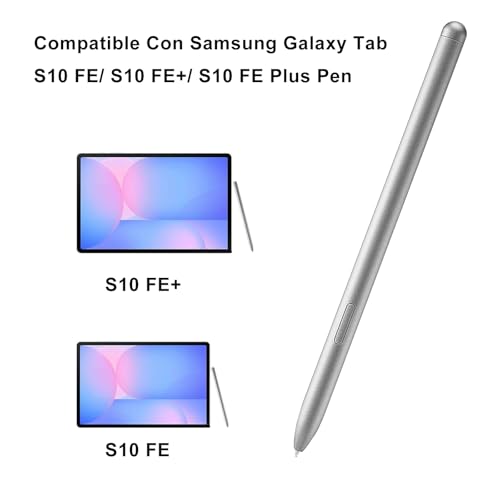 Stylet pour Samsung Galaxy Tab S10 FE Plus argent avec pointes de rechange