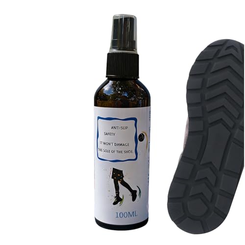 Spray de agarre para zapatos, protector de tracción de antideslizante, 100 ml, parte inferior de botas, niebla no grasosa, para bádminton, fútbol, gimnasio, baile, estudio, interior, exterior