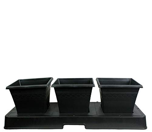 Muddy Hands 3 Pot Grow System Kit Hydroponics AutoPot Automatic Self Watering Pots
