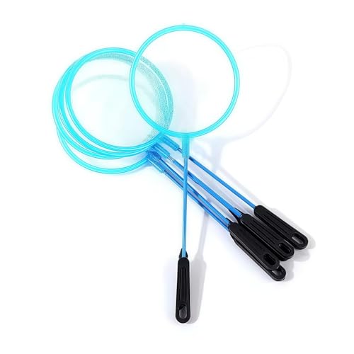 Image of 20pcs Aquarium Fish Net Cleaner Net Fish Tank Filter Nets, Brine Shrimp Sieve Fish Net High Density Mesh,Blue