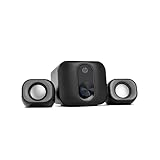 Hp caixa de som 2.1 dhs-2111s preta speaker com alimentacao usb e