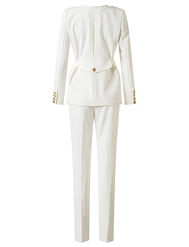 Women's Jacket and Trousers Suit One Button Party Formal Wedding Banquet Tuxedos Two-Piece2
