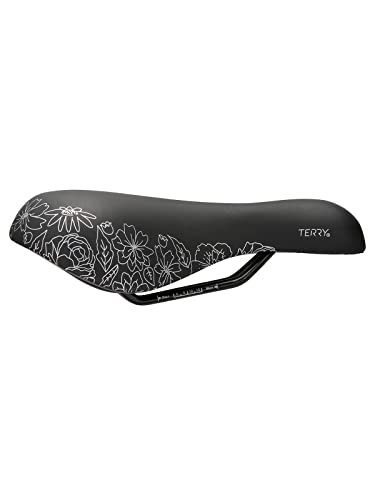 Terry Women's Cite X Gel Cycling Saddle - Synthetic Top Bike Seat With Gel Layer Lightweight Shock-Absorbing Elastomers - Flower #TOP3