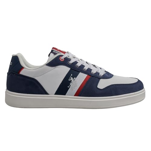 Scarpe U.S. Polo sneaker ROKKO003D in ecopelle/ tessuto dark blu uomo US24UP24 42