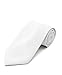 Poly Multi Solid Color Tie, White
