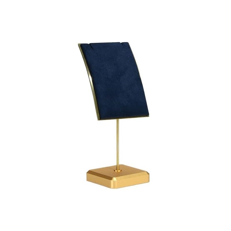 Présentoir à bijoux en métal bleu taille M pour vitrines et commodes