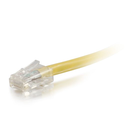 Image of C2G /Cables to Go 22164 Cat5E Non-Booted Unshielded (UTP) Network Patch Cable, Yellow (100 Feet /30.48 Meters)
